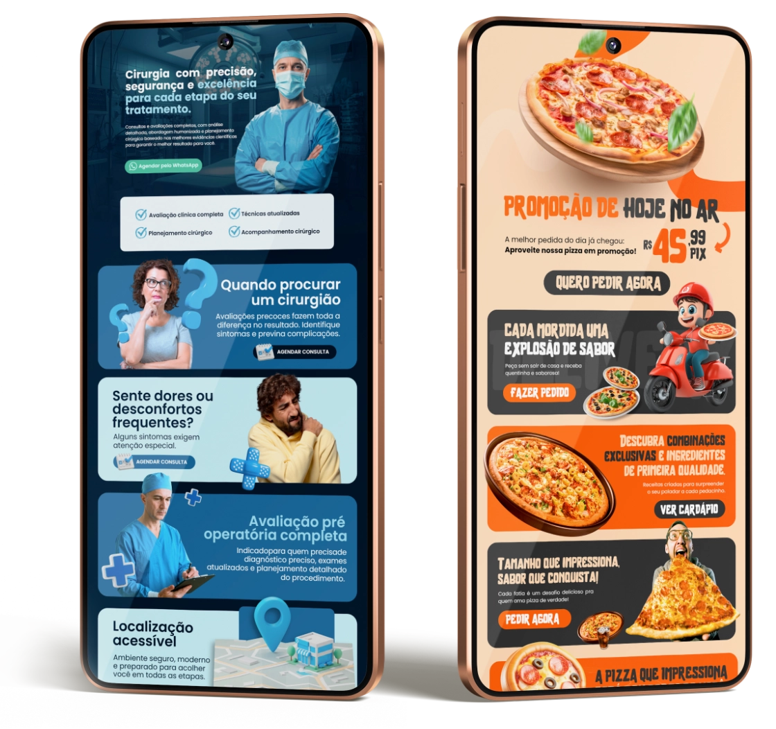 Exemplo de Mini Site Profissional